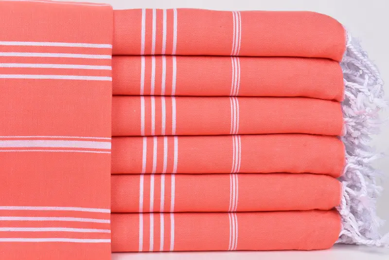 70x40 Cotton Striped Towel, Wedding Gifts Towel, Gift For Wedding Day, Luxury Beach Towel, Christmas Favors, Wedding Favors, Quick-Dry Beach Towel - 1