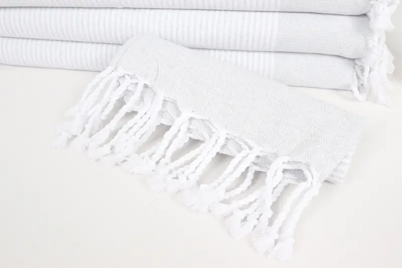 Türkischer Handtuch, 40x18 Baumwollstreifenhandtuch, Badezimmertücher, Monogramm Küchentuch, individuelles Geschenk, benutzerdefinierte Hochzeitsgeschenke, Sommergeschenk, Gasttuch - 4