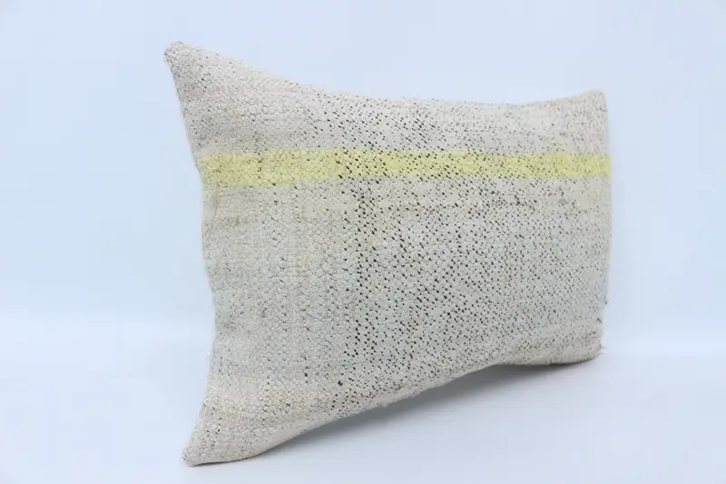 Bohemian Cushion Pillow Case, Boho Pillow, 16x24 White Cushion Case, Outdoor Patio Pillow, Pillow, Kilim Pillow Cover, Pillow for Couch - 3
