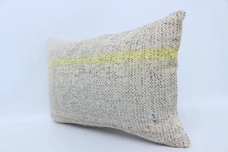 Bohemian Cushion Pillow Case, Boho Pillow, 16x24 White Cushion Case, Outdoor Patio Pillow, Pillow, Kilim Pillow Cover, Pillow for Couch - 4