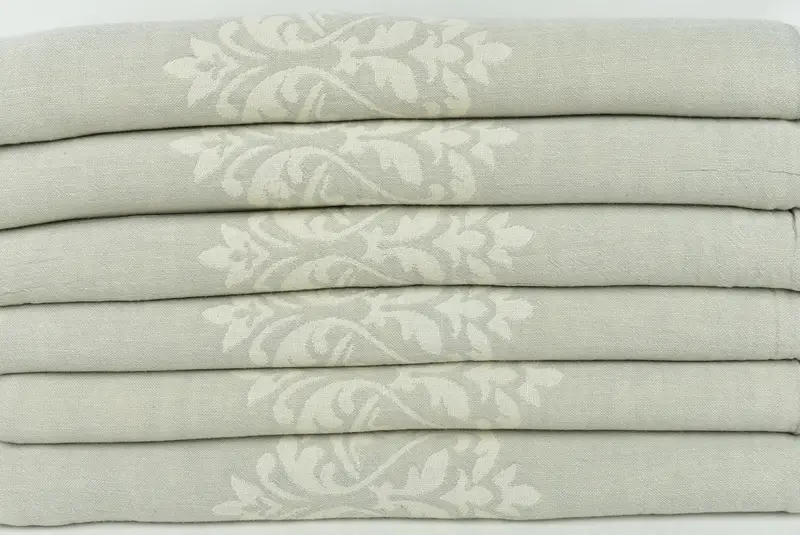 Extra Large Tablecloth, Decorative Blanket, Housewarming Gift, Thanksgiving Tablecloth, 70x60 Cotton Baroque Towel, Custom Blanket, Home Gift - 3