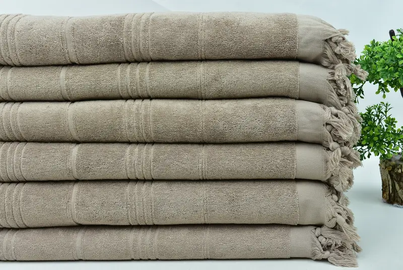 70x36 Cotton Striped Terry Towel, Christmas Gift, Personalized Wedding Gift, Absorbent towel, Luxury towel, Halloween Bachelorette Party Favors - 3