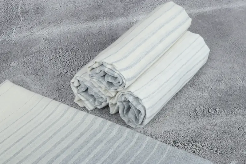 Luxury towel, Monogrammed Beach Towel, Cotton towel, Handmade Turkish hammam towel, Gift For Boyfriend, 70x40 Cotton Striped Towel, Embroidery Towel - 8