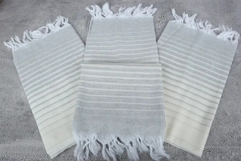 Luxury towel, Monogrammed Beach Towel, Cotton towel, Handmade Turkish hammam towel, Gift For Boyfriend, 70x40 Cotton Striped Towel, Embroidery Towel - 4