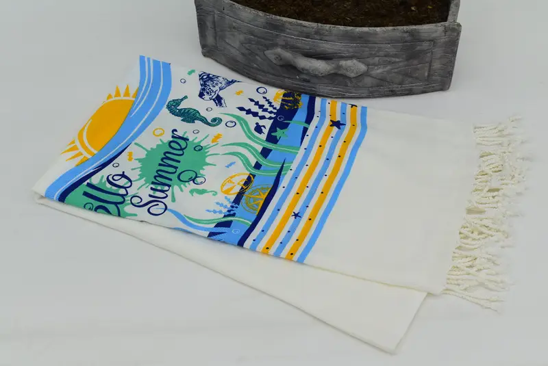 Gift For Him, Valentines Gift, Guest Towel, Personalized Bridesmaid Gift, 70x40 Cotton Summer Patterned Towel, Bachelorette Towel, Bridesmaid Gift - 5