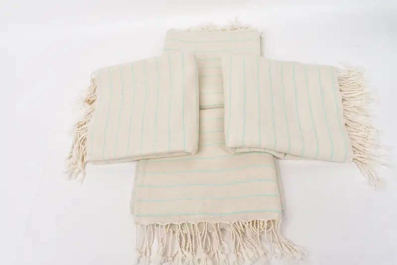 70x38 Toalla a rayas de algodón, regalos nupciales, toalla de regalo de dama de honor, playa de toalla turca, artículos de despedida de soltera, regalo hecho a mano, regalo para el día de la boda - 6