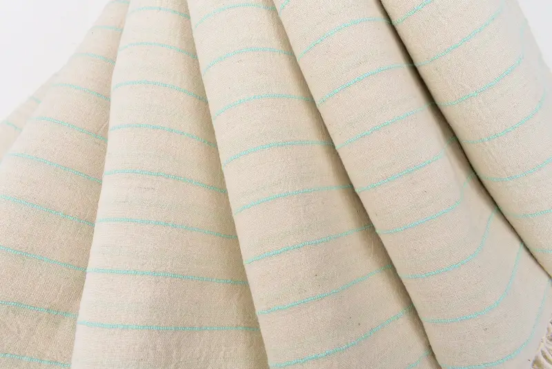 70x38 Toalla a rayas de algodón, regalos nupciales, toalla de regalo de dama de honor, playa de toalla turca, artículos de despedida de soltera, regalo hecho a mano, regalo para el día de la boda - 5