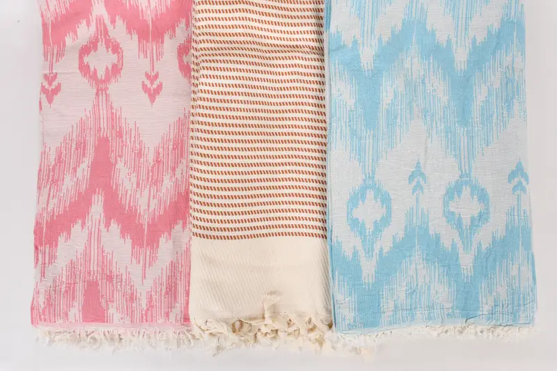Throw Blanket Couch, Gift For The Home Decor, Custom Gifts, 80x60 Cotton Set of 5 Towel, Oversized Beach Towel, Turkish Blanket, Bachelorette Gifts - 8