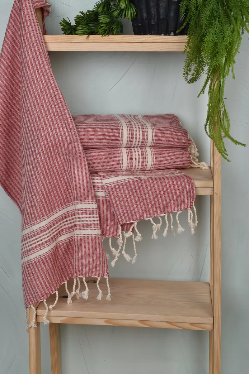 Bathroom Towels, Personalized Kitchen Towel, Welcome Wedding Gift, 40x18 Cotton Striped Towel, Spa Towel, Personalized Hand Towel, Gifts For Him - 6