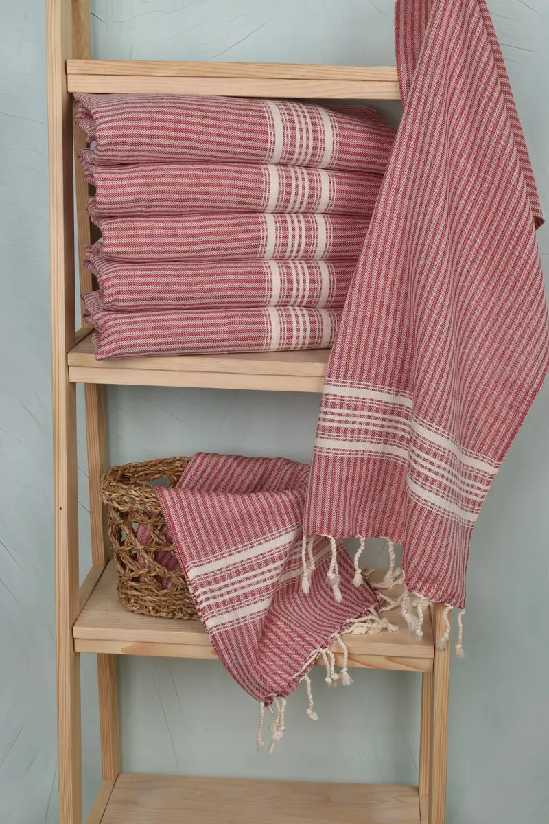 Bathroom Towels, Personalized Kitchen Towel, Welcome Wedding Gift, 40x18 Cotton Striped Towel, Spa Towel, Personalized Hand Towel, Gifts For Him - 3
