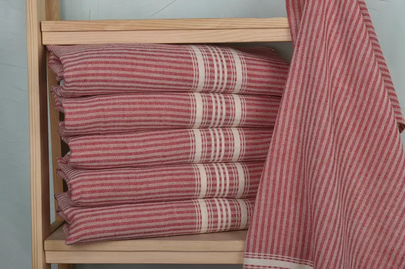 Bathroom Towels, Personalized Kitchen Towel, Welcome Wedding Gift, 40x18 Cotton Striped Towel, Spa Towel, Personalized Hand Towel, Gifts For Him - 2