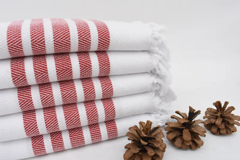 Handmade Gift, Personalized Wedding Gift For Couple, Turkish Hand Towel, 36x24 Cotton Herringbone Towel, Personalized Gifts, Personalized Hand Towel - 2
