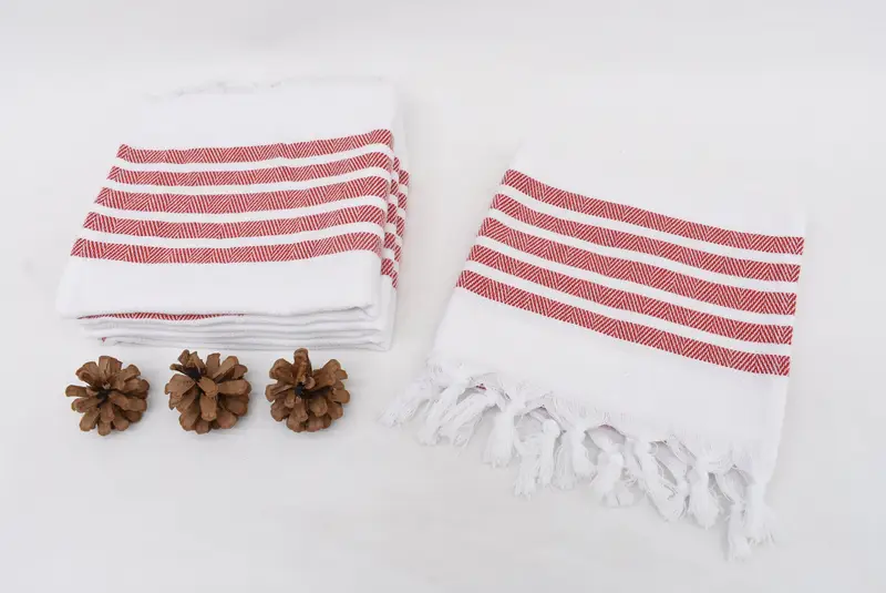Handmade Gift, Personalized Wedding Gift For Couple, Turkish Hand Towel, 36x24 Cotton Herringbone Towel, Personalized Gifts, Personalized Hand Towel - 5