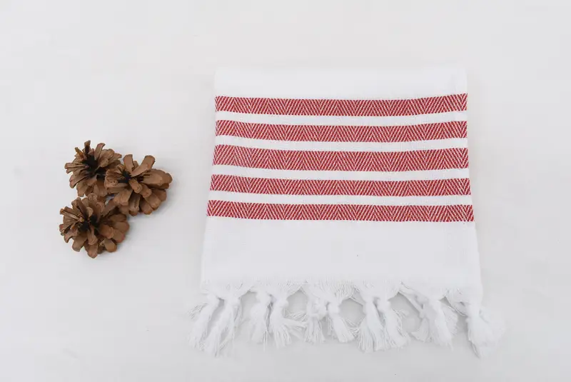 Handmade Gift, Personalized Wedding Gift For Couple, Turkish Hand Towel, 36x24 Cotton Herringbone Towel, Personalized Gifts, Personalized Hand Towel - 8