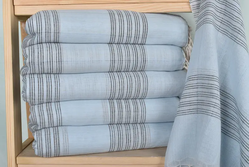 Scarf Towel, Holiday Towel, 70x40 Cotton Striped Towel, Personalized Towel, Bachelorette Party Gifts Bridesmaids, Birthday Gift, Housewarming Gift - 2
