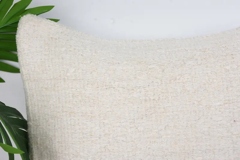 Interior Designer Pillow, Vintage Kilim Pillow, 14x14 White Pillow Sham, Cushion Case, Tribal Cushion, Bed Pillow Sham, Boho Pillow Sham Cover - 2