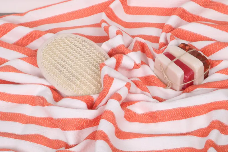 Bachelorette Party Decorations, Girls Weekend Getaways Ideas, Turkish bath towel, 70x36 Cotton Striped Towel, Bachelor Gift, Turkish beach towel - 7