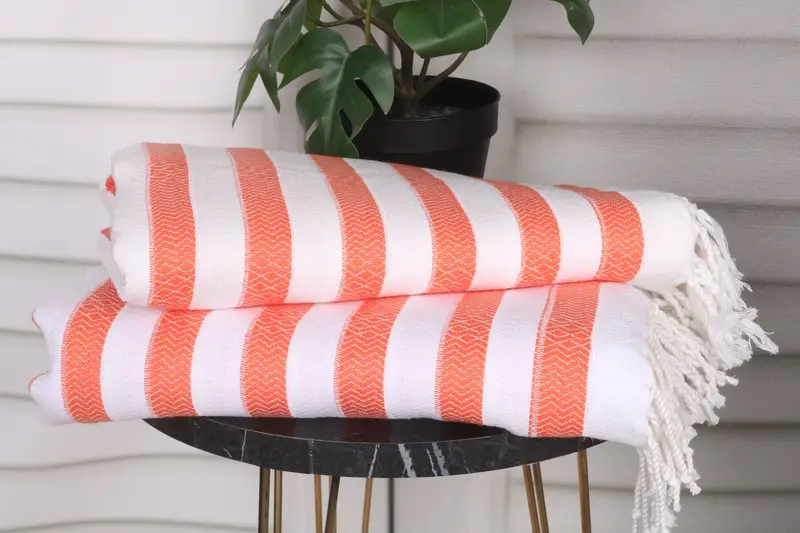 Bachelorette Party Decorations, Girls Weekend Getaways Ideas, Turkish bath towel, 70x36 Cotton Striped Towel, Bachelor Gift, Turkish beach towel - 3