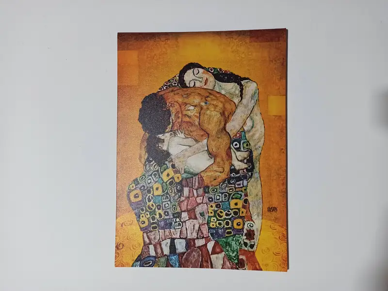 Gustav Klimt The Family, Gustav Klimt Wall Art, The Family Canvas, Canvas Wall Art, Klimt Family Artwork, Art Nouveau Wall Decor, Home Decor - 1