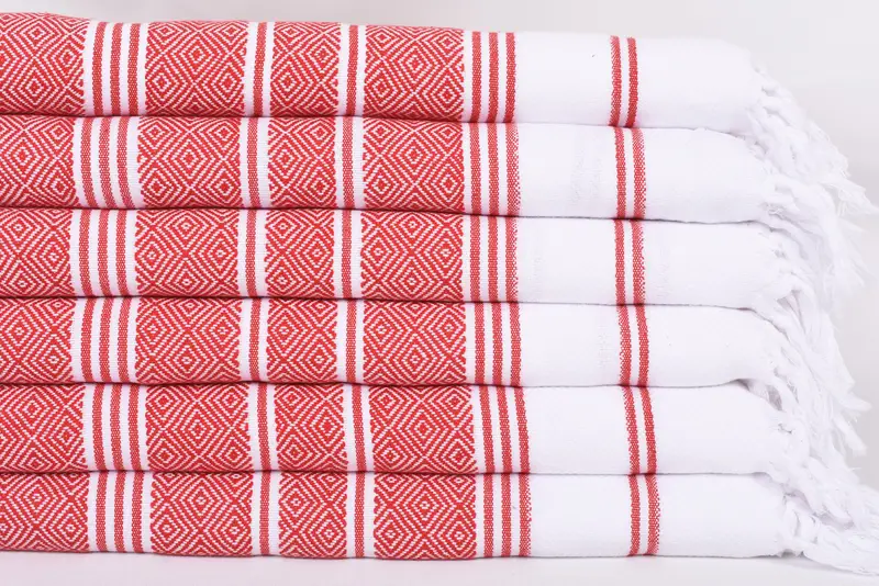 40x18 Cotton Diamond Towel, Personalized Hand Towel, Home Gift, Bathroom Towels, Kitchen Towel, Best Friend Gift, Wedding Anniversary Gift - 3
