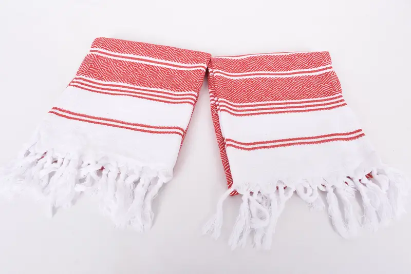 40x18 Cotton Diamond Towel, Personalized Hand Towel, Home Gift, Bathroom Towels, Kitchen Towel, Best Friend Gift, Wedding Anniversary Gift - 6