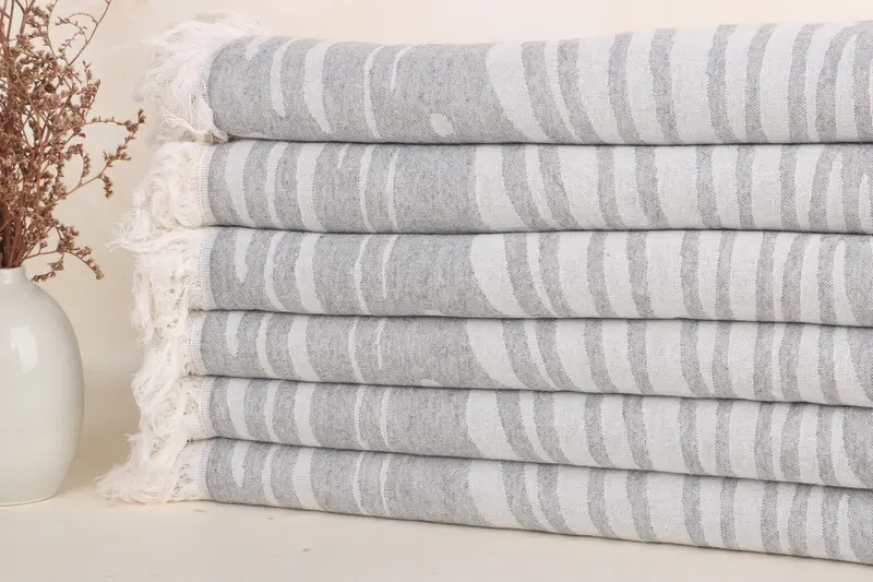 Home Decor Towel, Turkish Towel USA, 70x40 Cotton Floral Design Towel, Girls Weekend Getaways Ideas, Summer Gift, Custom Wedding Gifts, Summer Towel - 3