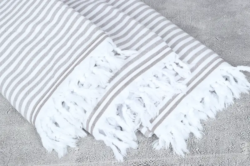 Wedding Gifts Towel, 70x36 Linen Terry Striped Towel, Customized Towels, Sand-resistant towel, Turkish Beach Towel Bulk, Bachelorette Gifts - 5