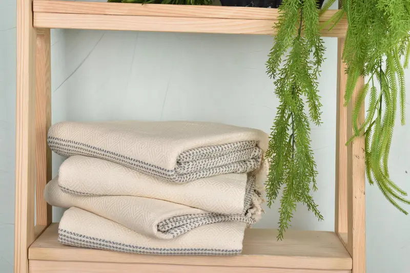 Beach towel, Sand-free peshtemal towel for the beach, Pool Towels, Grandma Gift, Turkish bath towel, 70x40 Cotton Diamond Towel, Best Friend Gift - 7