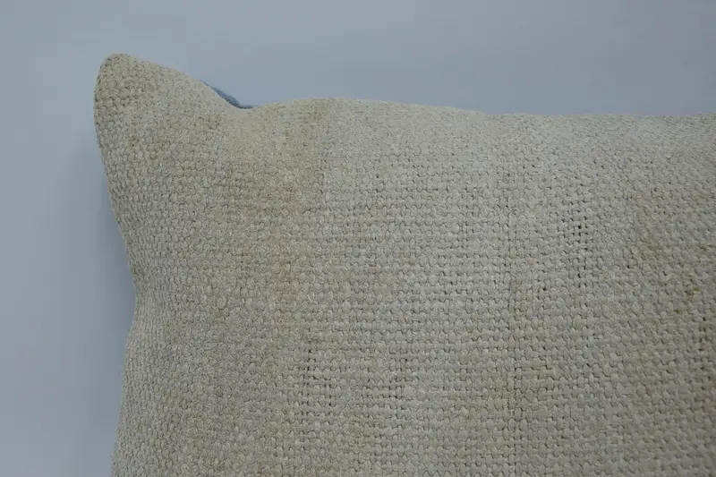 16x48 Beige Cushion, Neutral Throw Pillow, Pillow Case, Turkish Pillow, Handmade Kilim Cushion, Home Decor Pillow, Ottoman Cushion Cover - 2