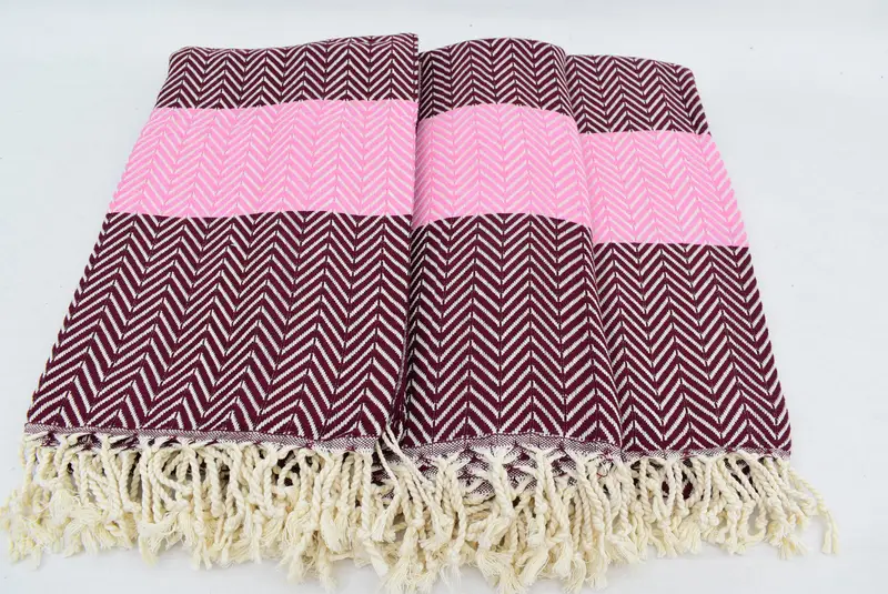 Quick-Dry Beach Towel, 70x40 Cotton Chevron Towel, Bachelorette Party Gifts, Christmas Favors, Monogram Towels, Bridesmaid Gift Towel, Cotton towel - 5