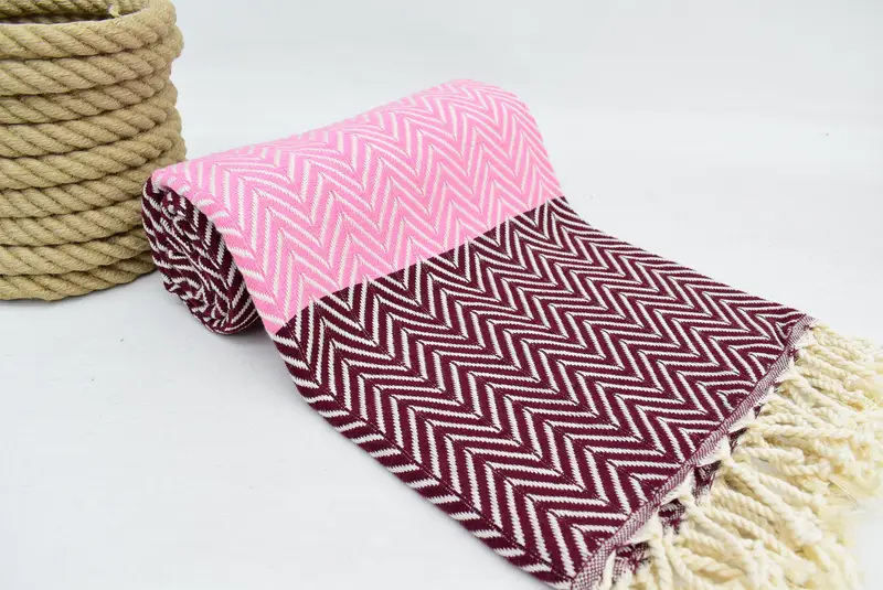 Quick-Dry Beach Towel, 70x40 Cotton Chevron Towel, Bachelorette Party Gifts, Christmas Favors, Monogram Towels, Bridesmaid Gift Towel, Cotton towel - 7