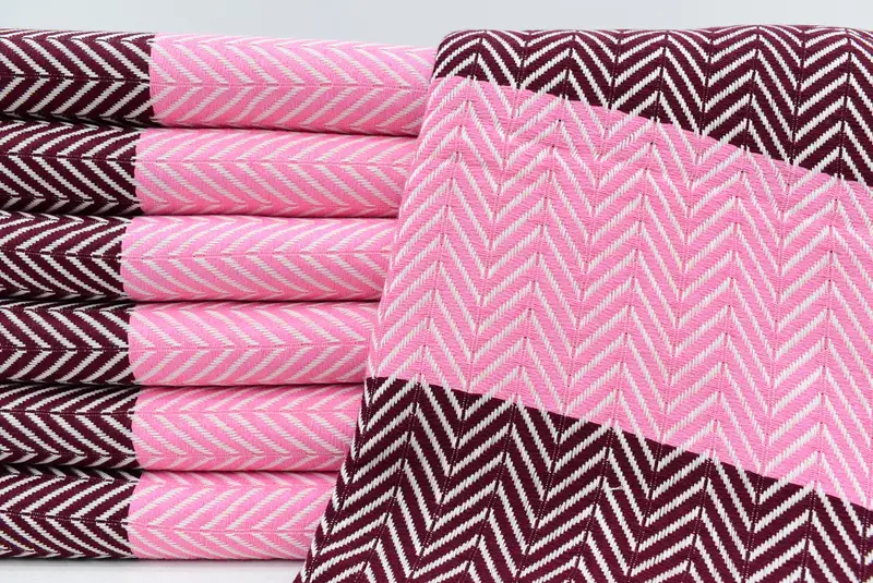 Quick-Dry Beach Towel, 70x40 Cotton Chevron Towel, Bachelorette Party Gifts, Christmas Favors, Monogram Towels, Bridesmaid Gift Towel, Cotton towel - 1