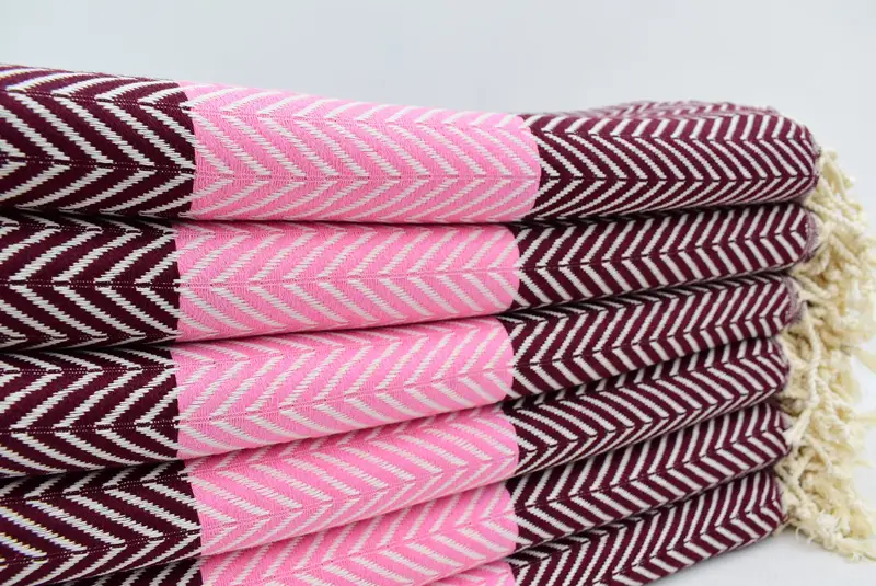 Quick-Dry Beach Towel, 70x40 Cotton Chevron Towel, Bachelorette Party Gifts, Christmas Favors, Monogram Towels, Bridesmaid Gift Towel, Cotton towel - 4