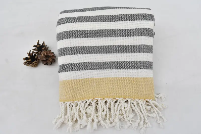 68x40 Cotton Striped Terry Towel, Custom Gift, Personalized Wedding Gift, Bridemaids Beach Towel, Bachelorette Party Decorations, House Warming Gift - 8