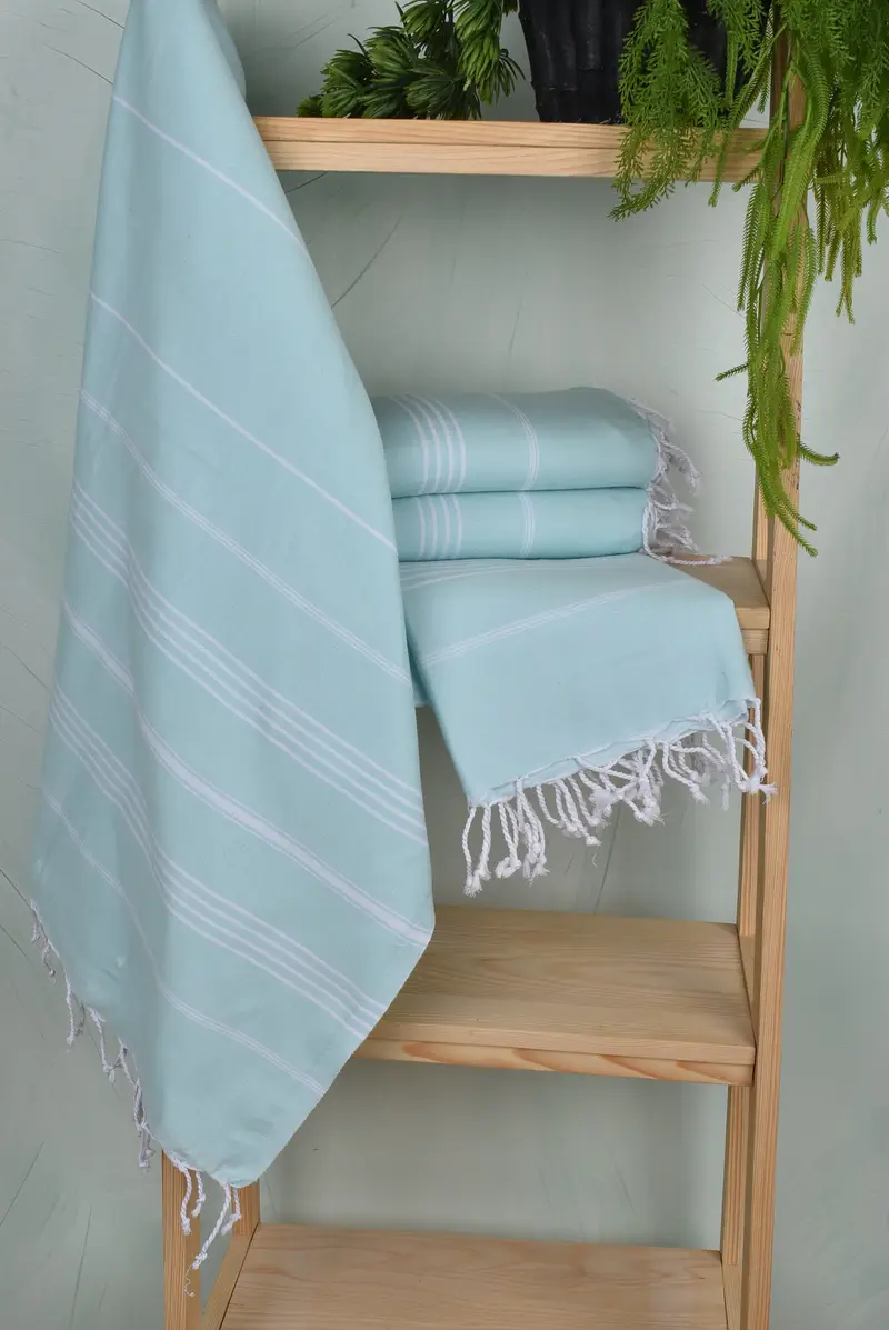 Turkish towel, Best lightweight Turkish towel for travel USA, Custom Wedding Gifts, Handmade Gift, 70x40 Cotton Striped Towel, Gift For Coworker - 6