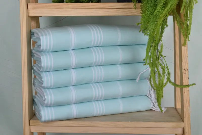 Turkish towel, Best lightweight Turkish towel for travel USA, Custom Wedding Gifts, Handmade Gift, 70x40 Cotton Striped Towel, Gift For Coworker - 1