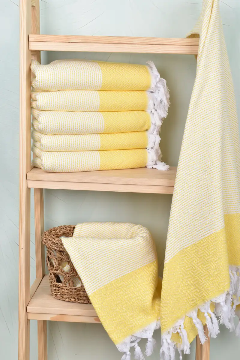 Bachelorette Favor, Turkish bath towel, Personalized Gift, Wedding Favors, Best spa Turkish towel for luxury home decor, 70x40 Cotton Diamond Towel - 3
