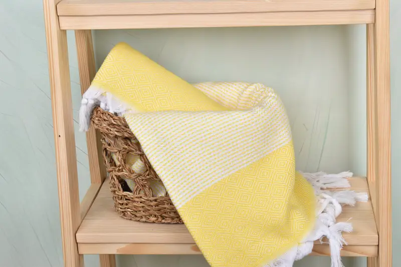 Bachelorette Favor, Turkish bath towel, Personalized Gift, Wedding Favors, Best spa Turkish towel for luxury home decor, 70x40 Cotton Diamond Towel - 4