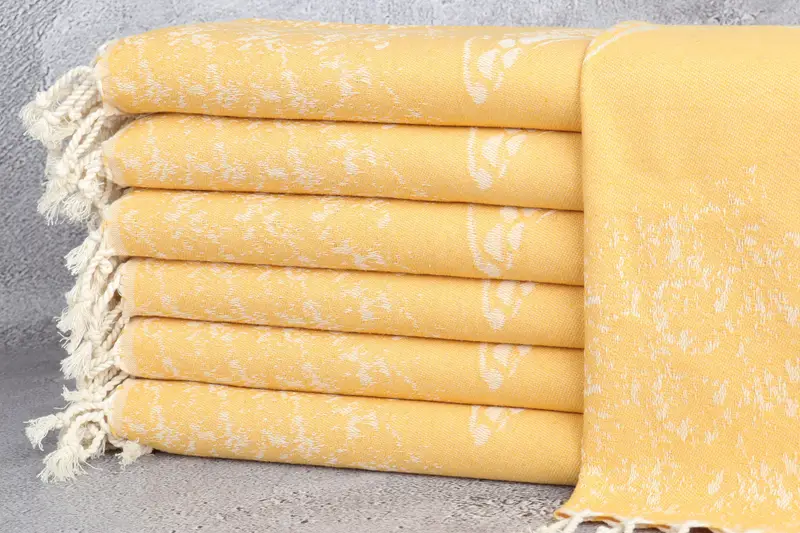Small Bath Towels, Embroidery Towel, Monogram Kitchen Towel, Valentines Day Gift For Him, Custom Hand Towel, 36x18 Cotton Carretta Patterned Towel - 2