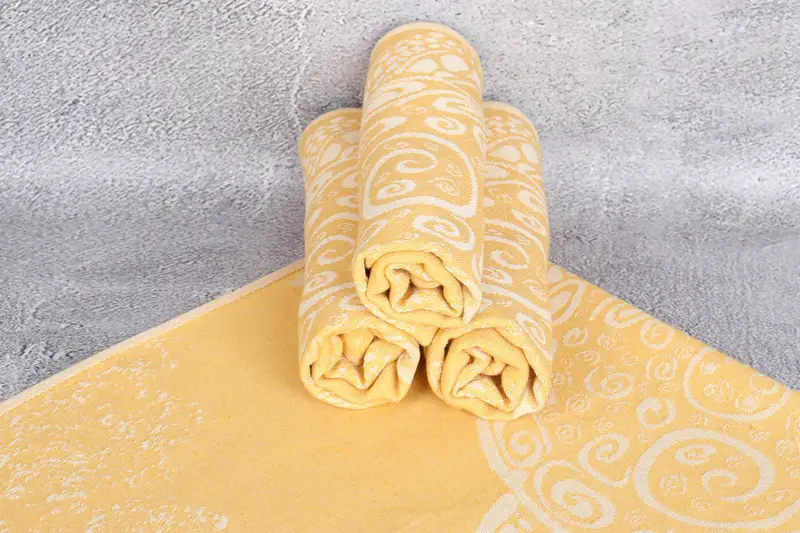 Small Bath Towels, Embroidery Towel, Monogram Kitchen Towel, Valentines Day Gift For Him, Custom Hand Towel, 36x18 Cotton Carretta Patterned Towel - 8