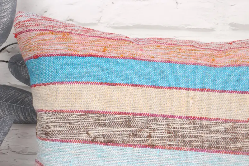 Bohemian Cushion Cushion Case, Christmas Cushion Case, Pillow Sham, 18x18 White Cushion Case, Vintage Pillow, Kilim Pillow, Gift Pillow - 2
