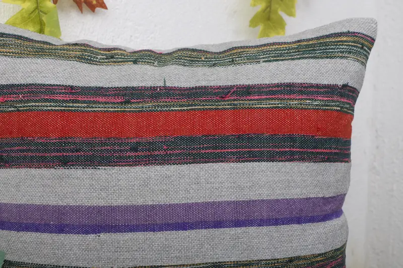 Aztec Cushion Case, Cushion Case, 16x16 Blue Pillow Sham, Shabby Chic Pillow Case, Turkish Kilim Pillow, Throw Kilim Pillow, Home Decor Pillow - 5