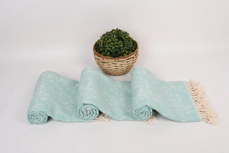70x40 Cotton Carretta Patterned Towel, Turkish hand towel, Wedding Day Gift For Bride, Summer Towel, Lightweight Turkish towel, Monogram Beach Towel - 8