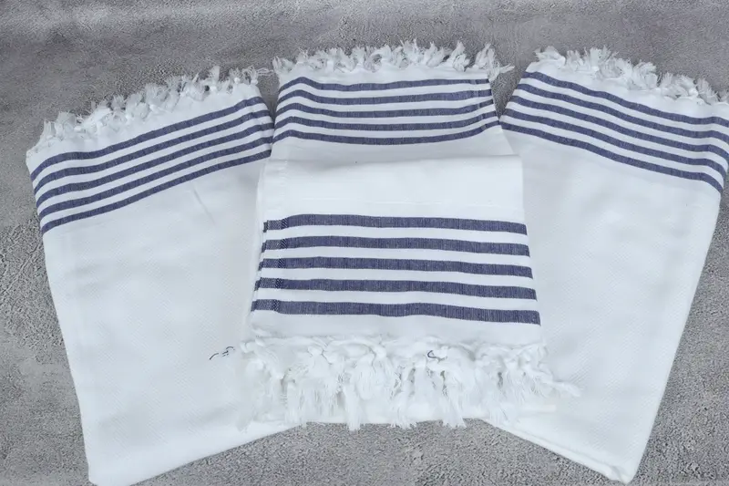 Turkish Beach Towel Monogram, 70x40 Cotton Striped Towel, Absorbent Turkish towel, Bridal Shower Gift, Birthday Gift, Personalized Turkish Towel - 4