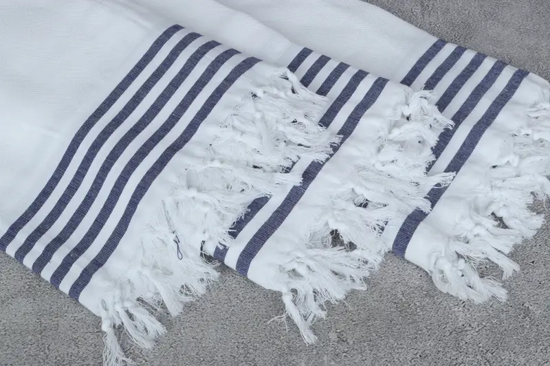 Turkish Beach Towel Monogram, 70x40 Cotton Striped Towel, Absorbent Turkish towel, Bridal Shower Gift, Birthday Gift, Personalized Turkish Towel - 5