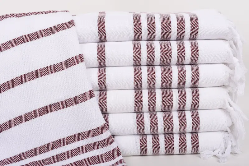 Custom Turkish Towel, 36x24 Cotton Herringbone Towel, Custom Hand Towel, Monogram Hand Towel, Best Friend Gift, Bridal Shower Gifts, Kitchen Towel - 1
