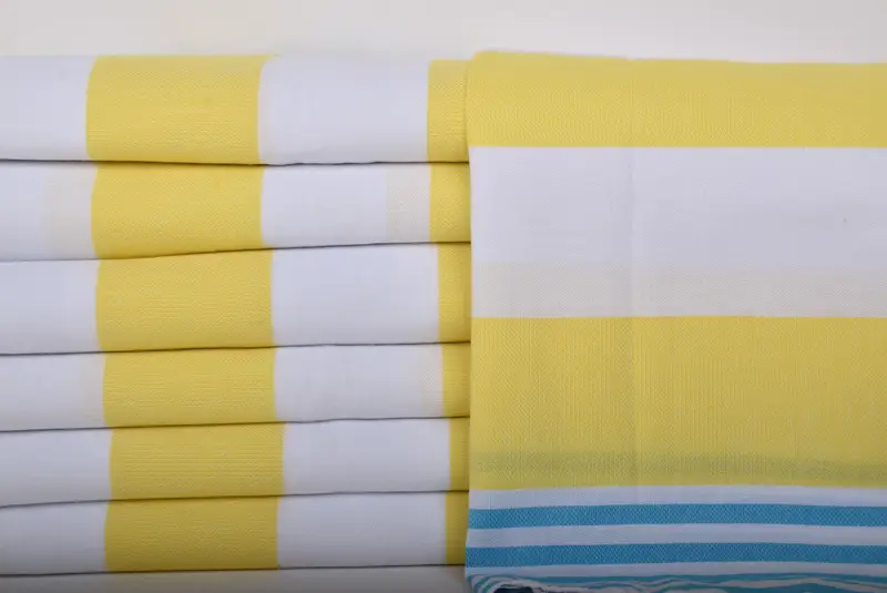 40x24 Cotton Striped Towel, Bathroom Towels, Bridesmaid Gifts, Best Friend Gift, Anniversary Gift For Her, Gift For Wedding Day, Turkish Tea Towel - 1