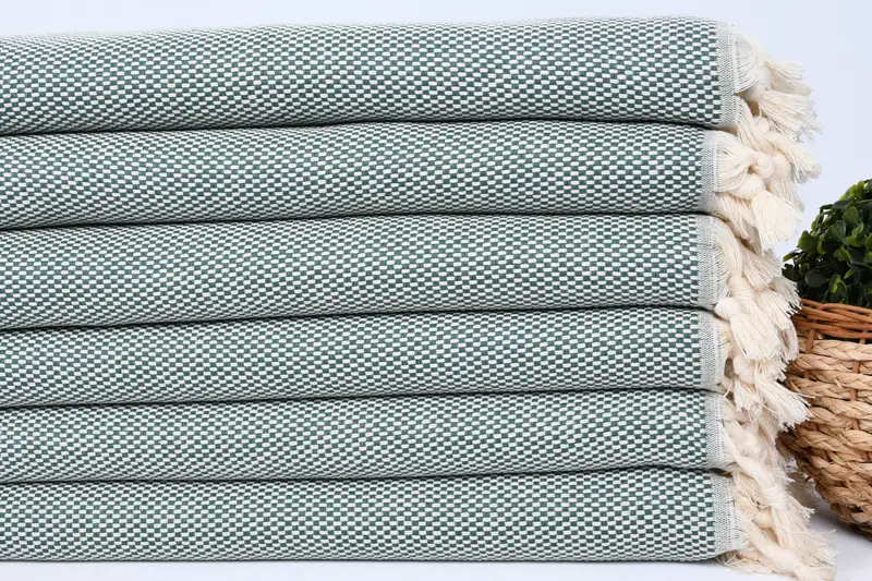 Banyo havlu, dekoratif havlu, 40x18 pamuklu polka nokta havlu, ev için hediye, özel hediye, düğün iyilikleri, spa havlu, kişiselleştirilmiş bulaşık havlu - 2