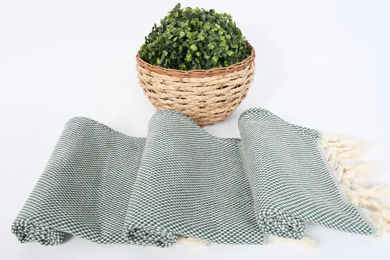 Banyo havlu, dekoratif havlu, 40x18 pamuklu polka nokta havlu, ev için hediye, özel hediye, düğün iyilikleri, spa havlu, kişiselleştirilmiş bulaşık havlu - 8