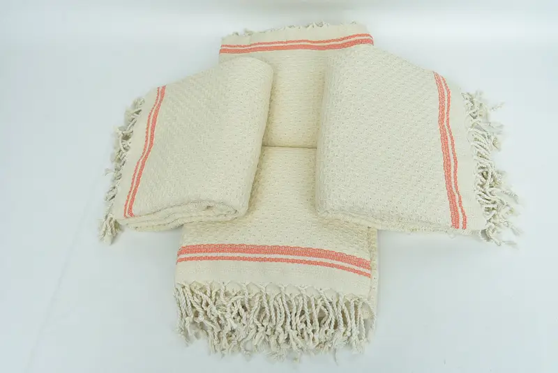 Lightweight towel, Quick-Dry Beach Towel, Bachelor Towel, Turkish Bath Towel USA, Quick-dry peshtemal, 68x36 Cotton Striped Towel, Customized Towels - 6